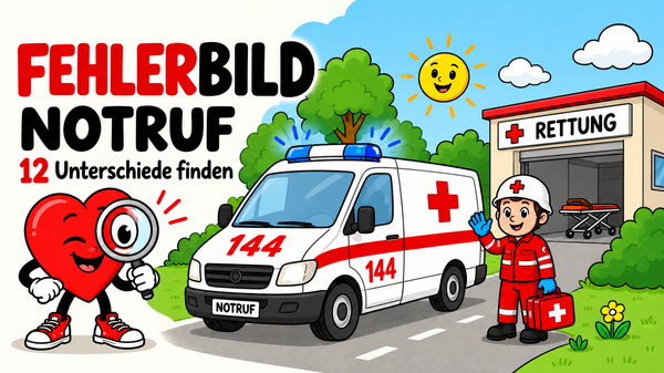Fehlerbild Notruf ? 12 Unterschiede finden